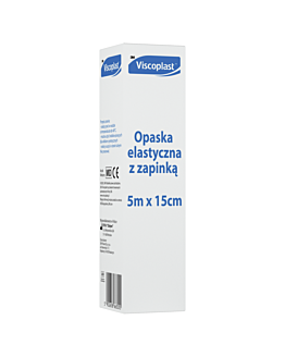 Viscoplast, Opaska elastyczna z zapinką, 5x0,15m