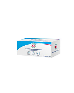 Natrium chloratum NACL 0,9% amp. 50 szt. po 5 ml