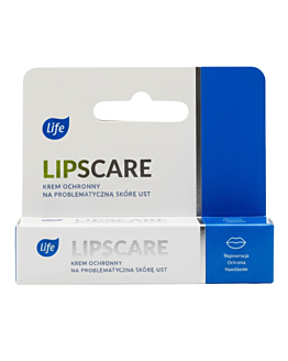 Life LipsCare Krem ochronny na problematyczną skórę ust, 10 g