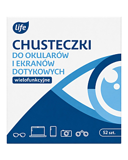 Life Salviettine per la pulizia degli occhiali 52 pz