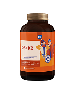 Life Witamina D3 + K2 Kapsułki, 60 szt.