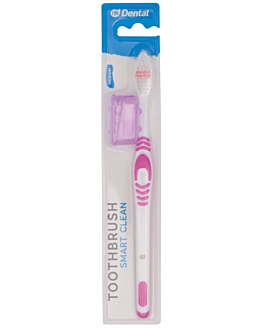 Life Dental Szczoteczka do zębów Smart Clean Medium Różowa