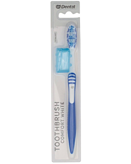 Life Dental Szczoteczka do zębów Comfort White Ultra Soft Niebieska