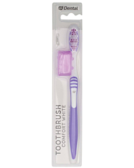 Life Dental Szczoteczka do zębów Comfort White Soft Fiolet