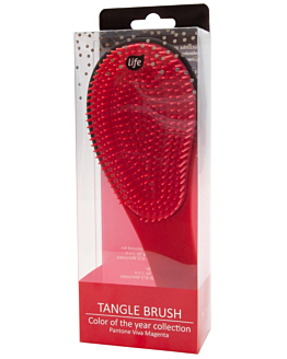 Life Szczotka do włosów Tangle Brush Ombre Viva Magenta