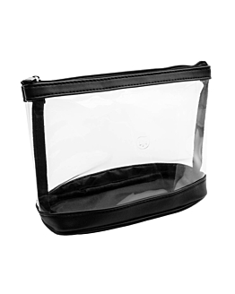 Life Kosmetyczka Transparent Czarna