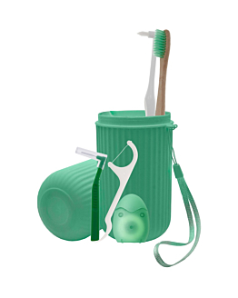 Life Dental Travel Pack 6 Element&oacute;w (Tuba, Szczoteczka, Nić dentystyczna., Akcesoria do higieny jamy ustnej)