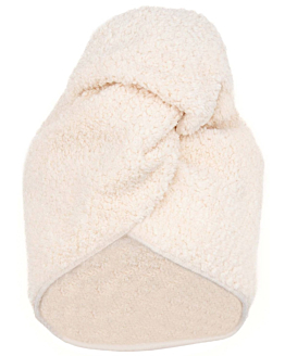 Life Turban do włosów z Mikrofibry Beżowy