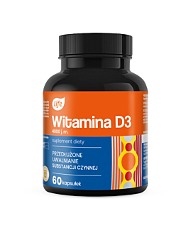 Life Witamina D3 4000 SR Kapsułki, 60 szt.