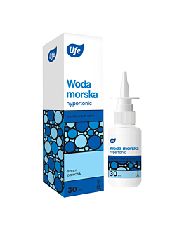Life Woda Morska Hipertoniczna, Aerozol do nosa, 30 ml