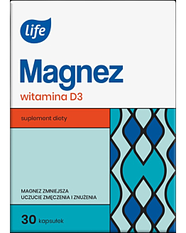 Life Magnez Witamina D3, kapsułki 30 szt.