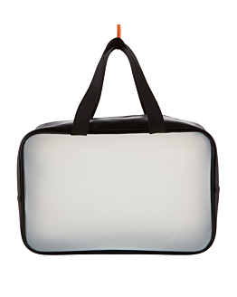 Life Beauty Case Semi-trasparente Grande Nero