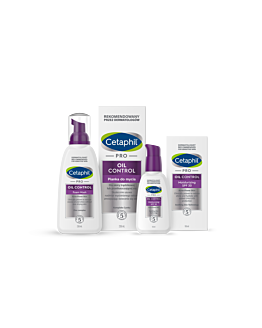 Cetaphil Zestaw kosmetyków: Pro Oil Control Krem nawilżająco-matujący SPF30 + Pro Oil Control Pianka do mycia 