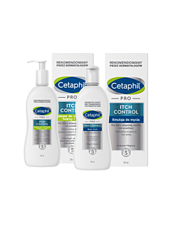 Cetaphil Zestaw kosmetyków: Pro Ich Control Emulsja do mycia + Pro Ich Control Balsam nawilżający do twarzy 