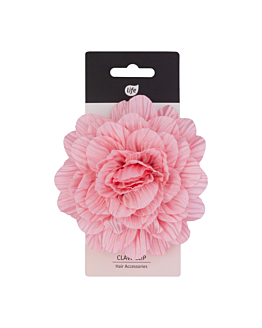 Life Mollette per capelli fiore arricciato rosa, 1 pz