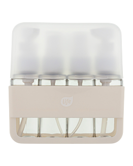Life Travel set da viaggio 4 pezzi beige, 1 pz.