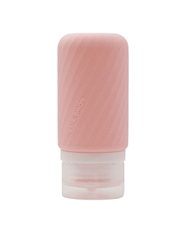 Life Butelka silikonowa podróżna Trapez różowa, 60 ml 1 szt.