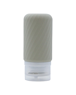 Life Butelka silikonowa podróżna Trapez szara,  60 ml 1 szt.