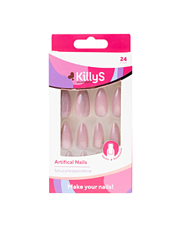 Killys Sztuczne paznokcie Beige Cat Eye