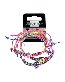 Glamour Kids Bransoletki owoce 3 szt.