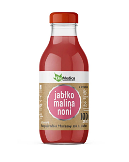 EkaMedica Jabłko Malina Noni, Sok, 300 ml