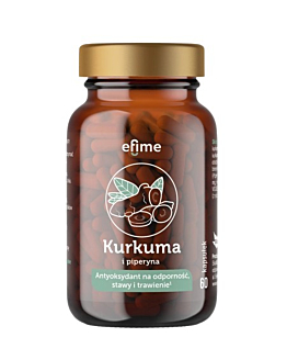 Efime Kurkuma i Piperyna, 60 Kapsułek
