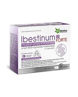 Ekamedica Maślan Sodu 1000 mg Ibestinum Forte SR Kapsułki, 30 szt.