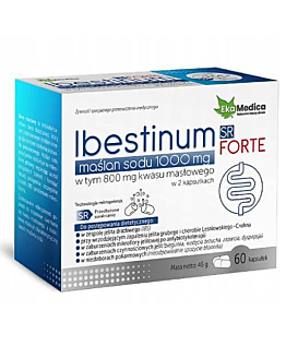 Ekamedica Maślan Sodu 1000 mg Ibstinum Forte SR, kapsułkii 60 szt.