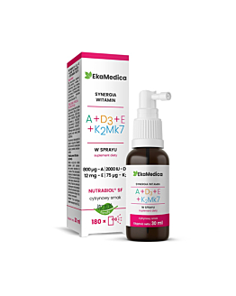 Ekamedica Witaminy A+D3+E+K2MK7 Spray 30ml