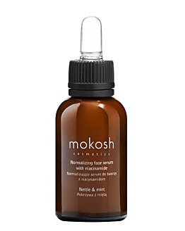 Mokosh Normalizujące serum z niacynamidem, Pokrzywa z miętą 