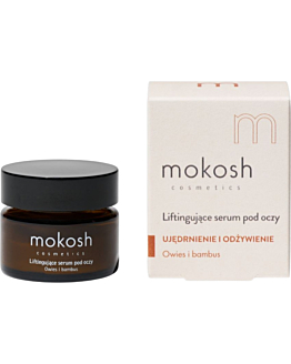 Mokosh Liftingujące serum pod oczy, Owies i bambus