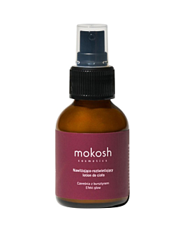 Mokosh Nawilżająco-rozświetlający lotion do ciała Czereśnia z bursztynem, 50 ml