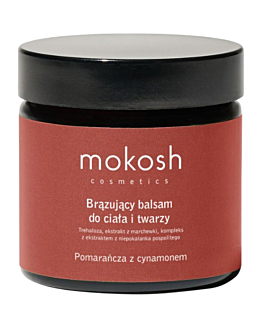 Mokosh Brązujący Balsam do twarzy i ciała Pomarańcza z cynamonem, 60 ml