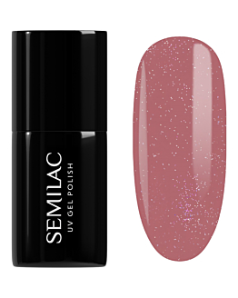 Semilac UV Hybrid Lakier hybrydowy, 321 Shimmer Dust Caramel