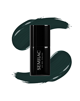 Semilac UV Hybrid Smalto Ibrido 422 Deep Forest Green