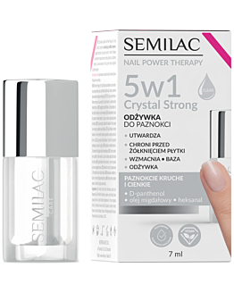 Semilac Odżywka do paznokci Nail Power Therapy 5w1 Crystal Strong