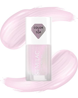 Semilac 2W1 Top e Smalto Classico Pink Glow