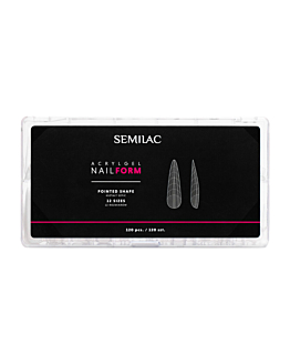 Semilac Acrylgel Nail Form Pointed Formy do akrylożelu 120szt