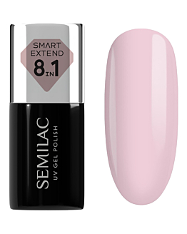 Semilac Lakier hybrydowy Smart Extend 8in1, 809 Tender Pink
