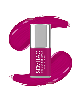 Semilac Smalto Semipermanente One Step Glossy, S595 Bright Purple