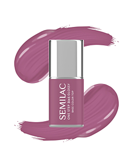 Semilac Smalto Semipermanente One Step Glossy, S205 Purple Beige
