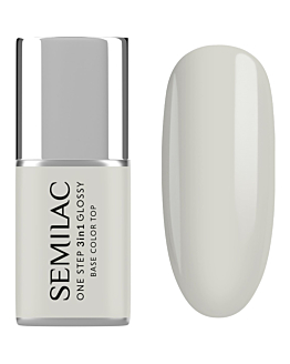 Semilac Lakier hybrydowy One Step Glossy, S110 The White