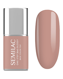 Semilac Lakier hybrydowy One Step Glossy, S210 French Beige