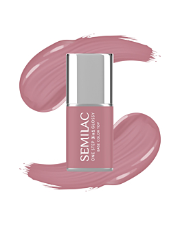 Semilac Smalto Semipermanente One Step Glossy, S201 Earth Pink