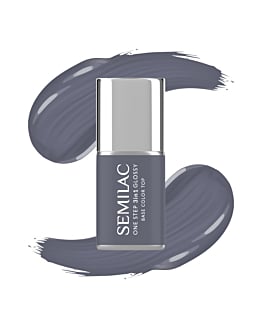 Semilac Smalto Semipermanente One Step Glossy, S185 Stone Grey