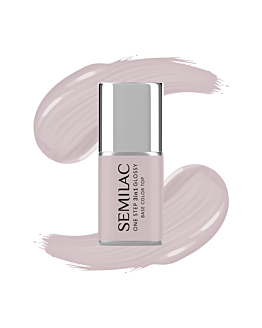 Semilac Smalto Semipermanente One Step Glossy, S610 Barely Pink