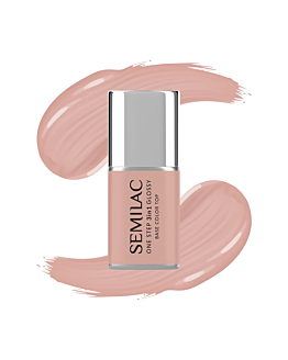 Semilac Smalto Semipermanente One Step Glossy, S450 Light Peach