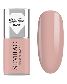 Semilac Baza do lakierów hybrydowych Skin Tone Cover Base, Pale Beige