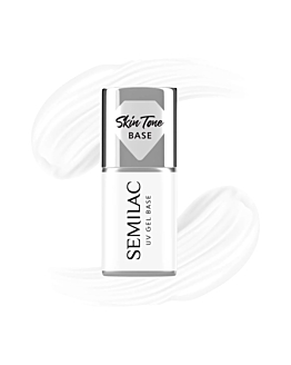 Semilac Base per smalti ibridi Skin Tone Cover Base, Coconut Cream