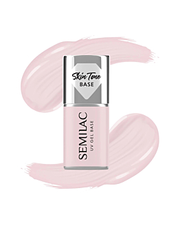 Semilac Base per smalti ibridi Skin Tone Cover Base, Rose Beige